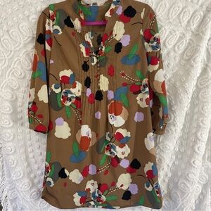 Fossil Multicolor Floral Blouse